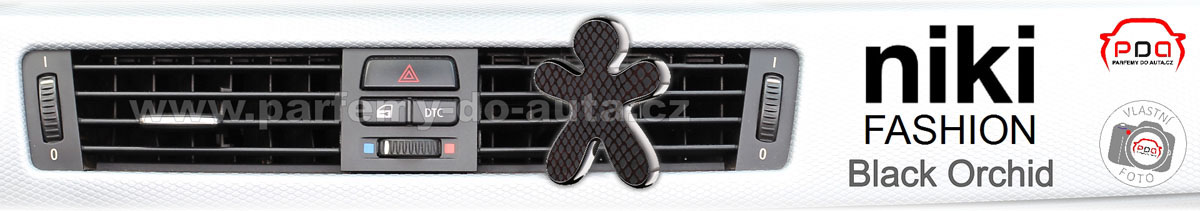 Niki Fashion Black Orchid vůně do ventilační mřížky auta
